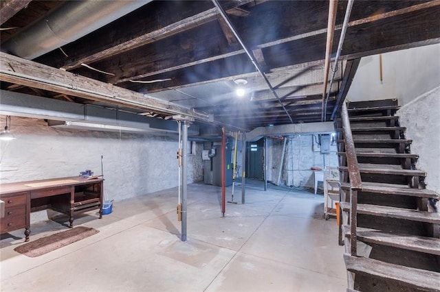 4526 Gibson Ave, Saint Louis, MO 63110 - unfinished basement with heating unit