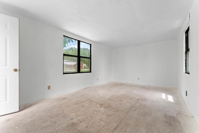 view of unfurnished room