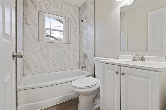 11893 Bridgevale Ave, Saint Louis, MO 63138 - bathroom with toilet, tub / shower combination, and vanity