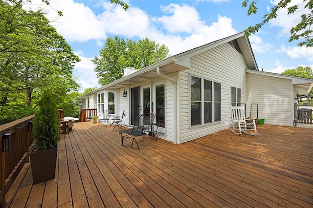 view of deck
