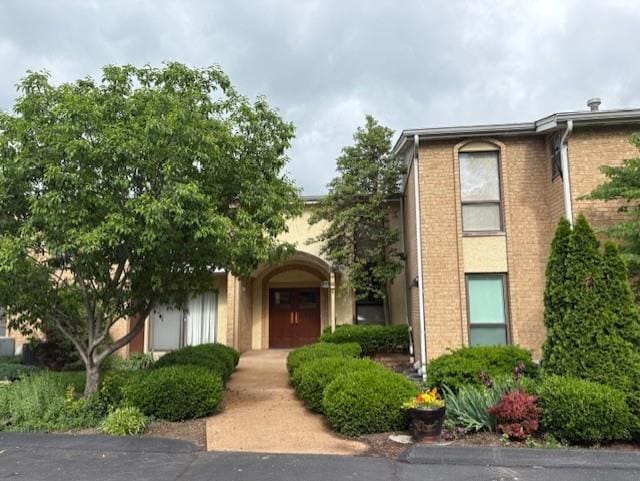 444 N Clay Ave Unit 2N, Kirkwood, MO 63122 - view of front of house featuring brick siding