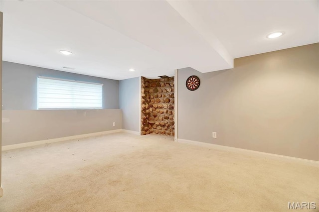 229 Stillbrook Estates Dr, Fenton, MO 63026 - unfurnished room with carpet floors and recessed lighting