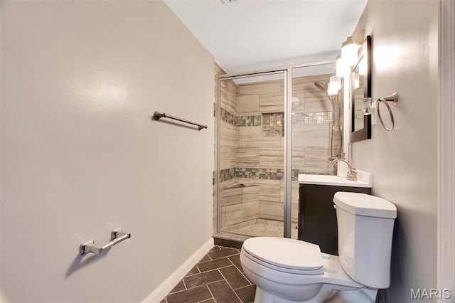 229 Stillbrook Estates Dr, Fenton, MO 63026 - bathroom featuring a stall shower and vanity
