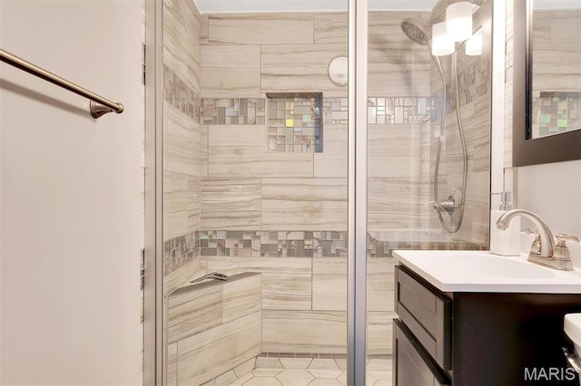229 Stillbrook Estates Dr, Fenton, MO 63026 - full bathroom with tiled shower and vanity