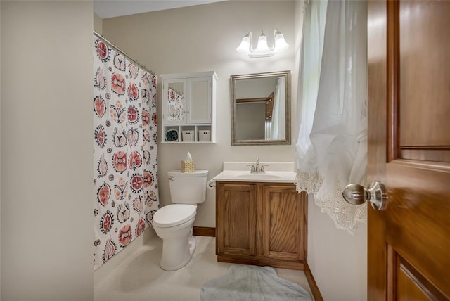 214 Townview Ct, Wentzville, MO 63385 - full bath featuring toilet, vanity, and curtained shower