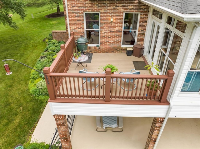 214 Townview Ct, Wentzville, MO 63385 - view of deck