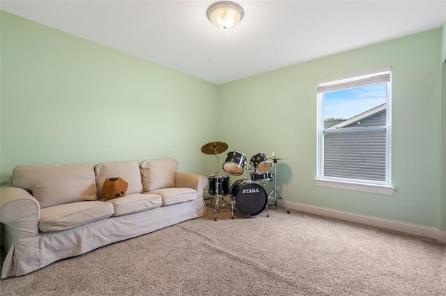 207 Still Creek Dr, Lake St Louis, MO 63367 - carpeted living area featuring baseboards