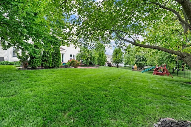 172 Snake River Dr, Dardenne Prairie, MO 63368 - view of yard with a playground