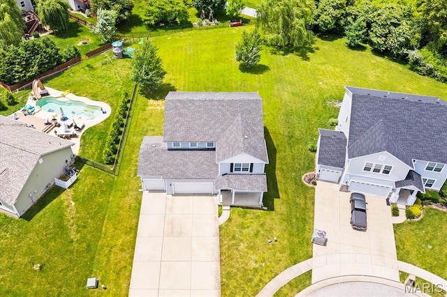 508 Frost Ct, Ofallon, IL 62269 - view from above of property
