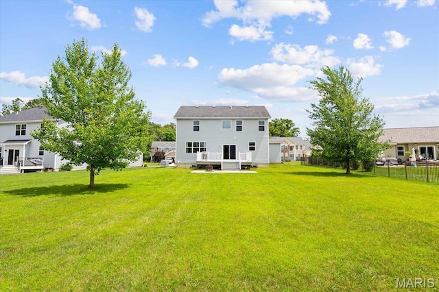 508 Frost Ct, Ofallon, IL 62269 - rear view of property with a deck