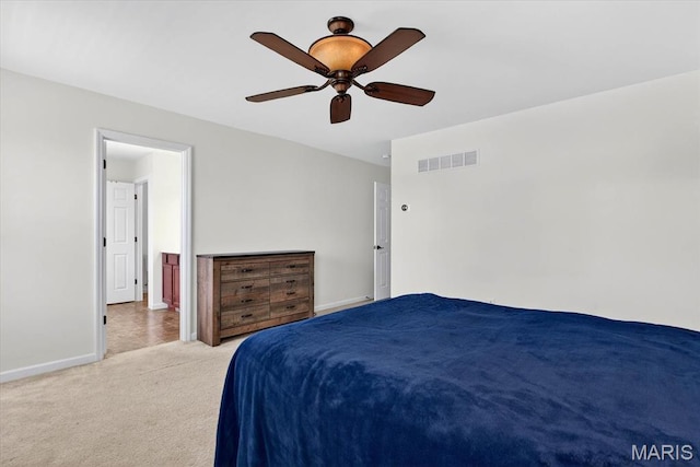 508 Frost Ct, Ofallon, IL 62269 - bedroom featuring carpet flooring and a ceiling fan