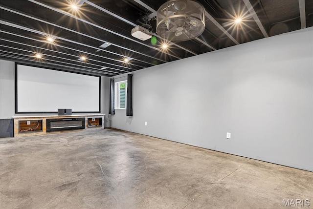 508 Frost Ct, Ofallon, IL 62269 - cinema featuring concrete floors