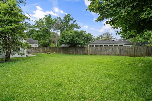 view of yard