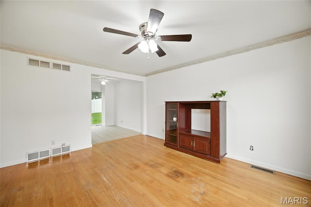 2649 Georgia Dr, Arnold, MO 63010 - unfurnished room featuring ceiling fan and light wood-style flooring