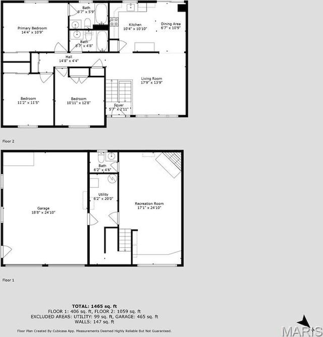 2649 Georgia Dr, Arnold, MO 63010 - view of floor plan / room layout