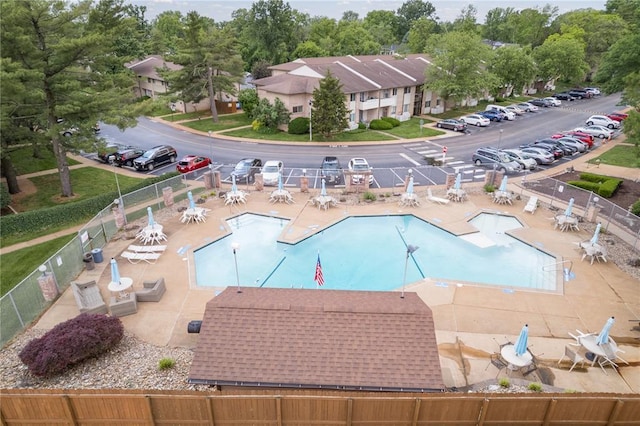 10003 Sakura Dr Unit B, Concord Township, MO 63128 - community pool featuring a patio area