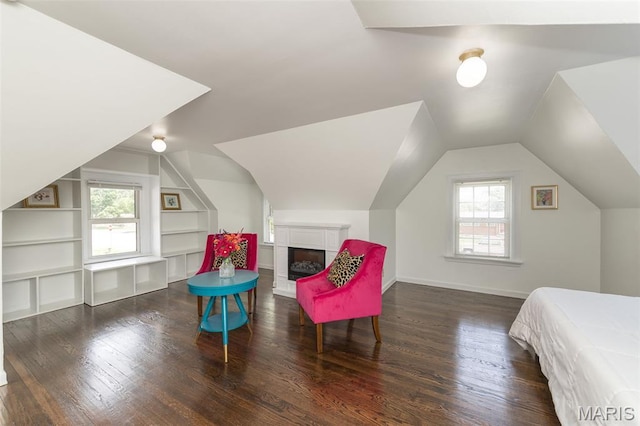 2235 Brown Rd, Overland, MO 63114 - bedroom with wood finished floors and lofted ceiling