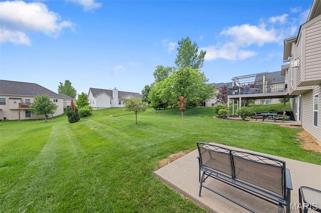 205 Stephanie Lynn Ct, Wentzville, MO 63385 - view of grassy yard with a patio area and a residential view