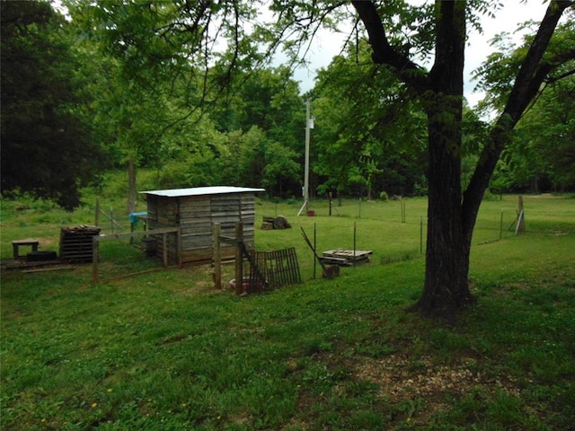 1184 Ripley 21n-10, Doniphan, MO 63935 - view of green lawn featuring exterior structure and an outdoor structure