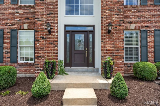 556 Autumn Bluff Dr, Ellisville, MO 63021 - entrance to property featuring brick siding