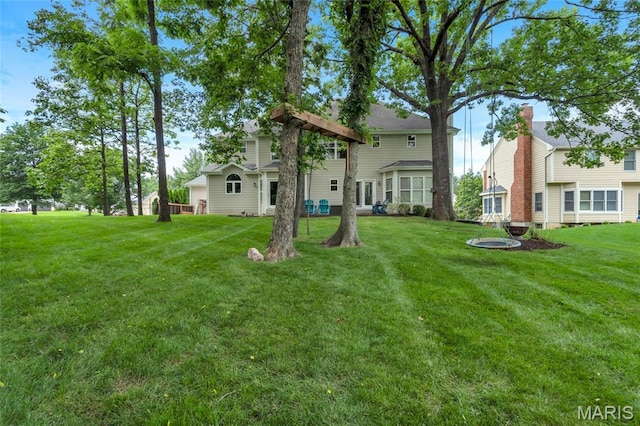 556 Autumn Bluff Dr, Ellisville, MO 63021 - view of grassy yard