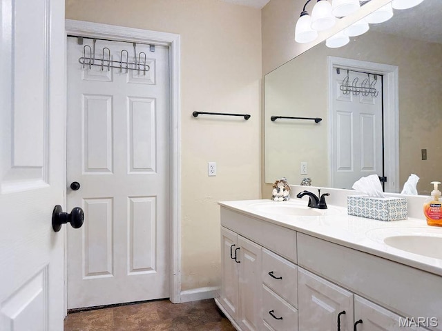 524 Arrowhead Pt, Cedar Hill, MO 63016 - full bath with double vanity and baseboards