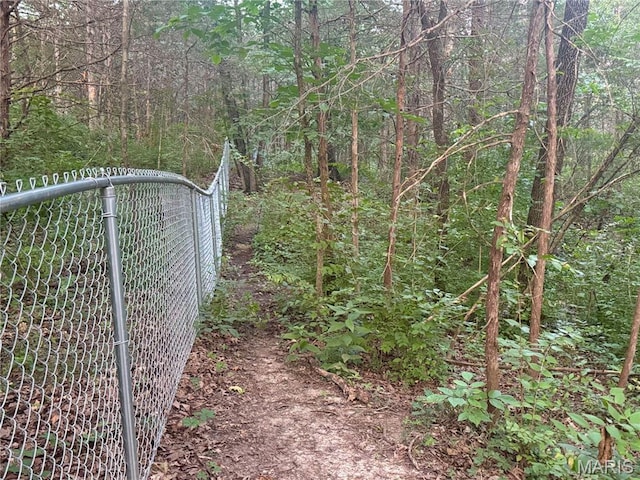 524 Arrowhead Pt, Cedar Hill, MO 63016 - gate featuring a view of trees