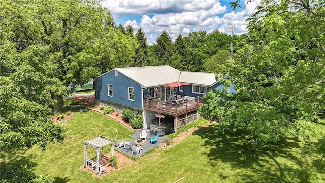 23571 Peppermill Ln, Hettick, IL 62649 - view of subject property featuring a heavily wooded area