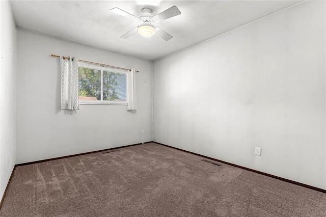 226 Ridgeview Dr, Columbia, IL 62236 - unfurnished room featuring carpet flooring, a ceiling fan, and baseboards