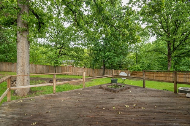2137 Inman Rd, Poplar Bluff, MO 63901 - view of wooden deck