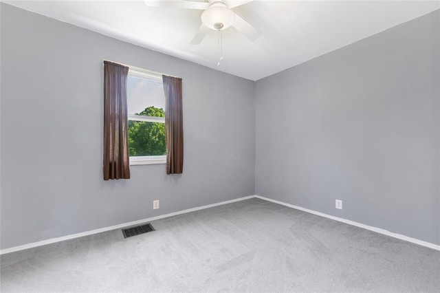 5611 State Route 156, Waterloo, IL 62298 - unfurnished room featuring carpet, baseboards, and a ceiling fan