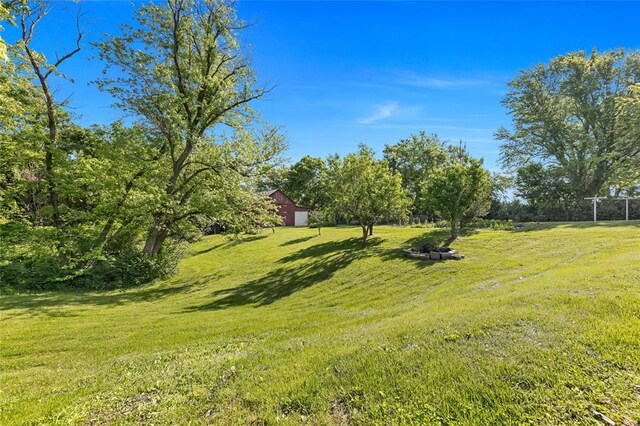 5611 State Route 156, Waterloo, IL 62298 - view of green lawn with an outbuilding