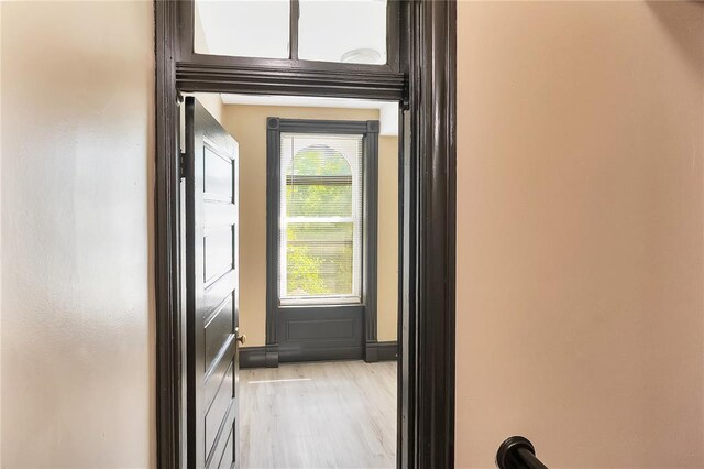 4541 Oakland Ave, Saint Louis, MO 63115 - doorway to outside featuring light wood-type flooring