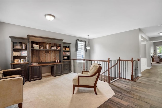 40 Burnside Ct, Frontier Township, MO 63303 - sitting room with an upstairs landing and light wood-style flooring