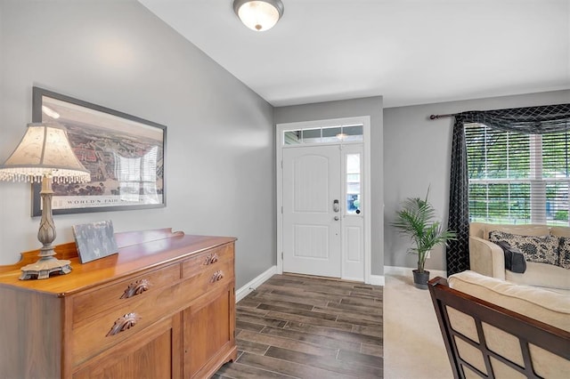 40 Burnside Ct, Frontier Township, MO 63303 - entrance foyer featuring dark wood finished floors and baseboards