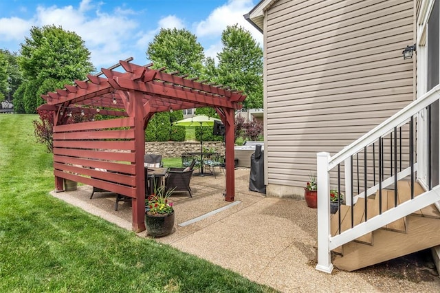40 Burnside Ct, Frontier Township, MO 63303 - view of patio with a pergola