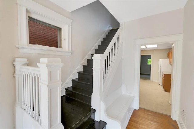 view of stairs