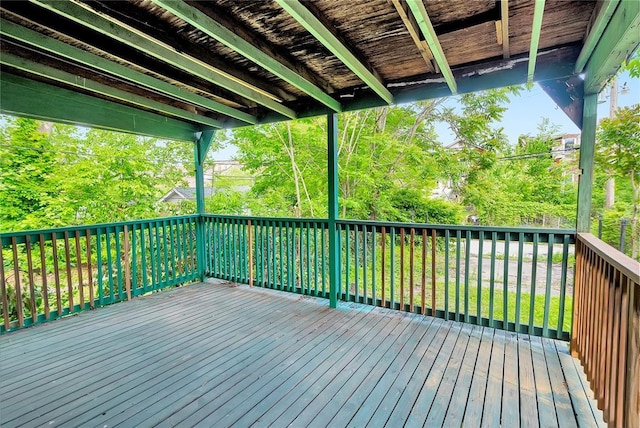 view of deck