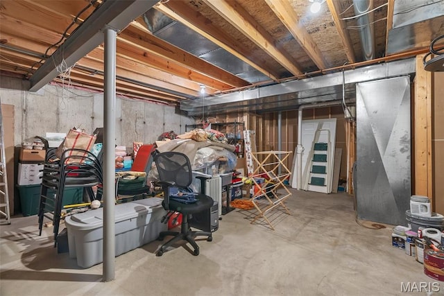 13116 Ambrose Ct, Black Jack, MO 63033 - view of unfinished below grade area