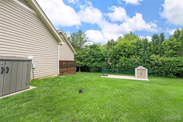 13116 Ambrose Ct, Black Jack, MO 63033 - view of green lawn with a patio area