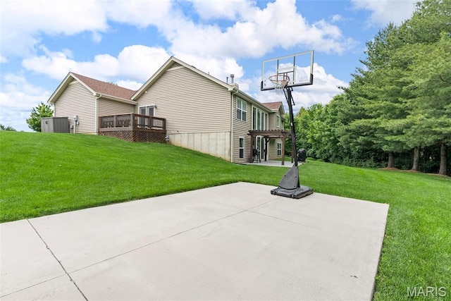 13116 Ambrose Ct, Black Jack, MO 63033 - back of house featuring a patio, a pergola, a yard, and a deck