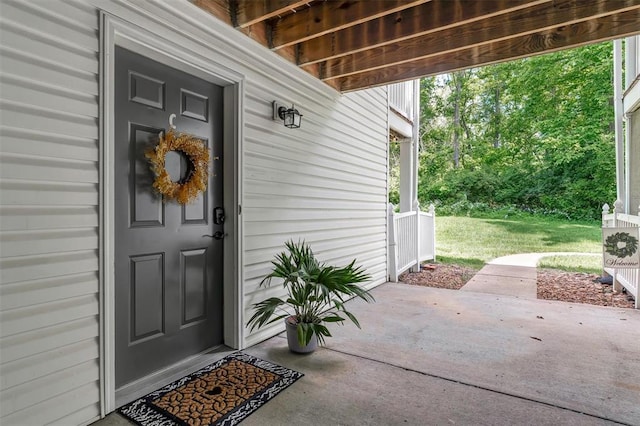 1408 Summertree Springs Ave Unit C, Valley Park, MO 63088 - doorway to property with a patio and a lawn