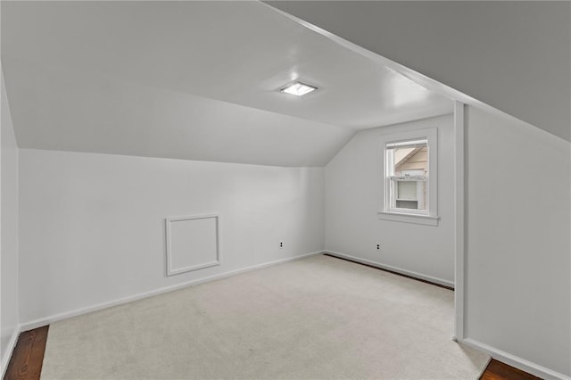 6266 Marmaduke Ave, Saint Louis, MO 63139 - bonus room featuring vaulted ceiling, carpet flooring, and baseboards