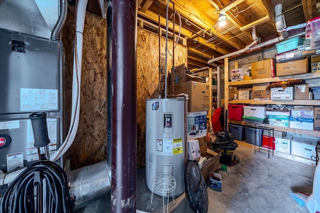 utilities featuring water heater