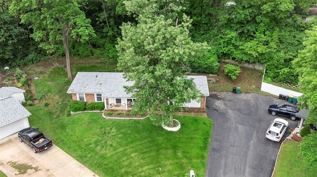 view of subject property