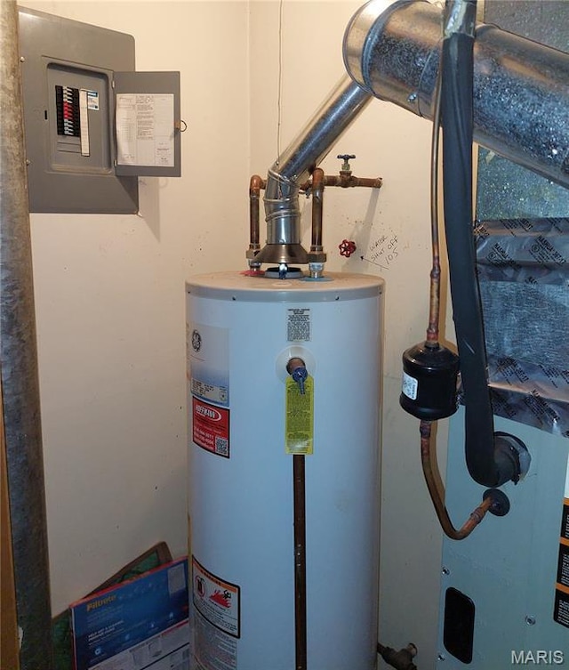 1380 Heritage Lndg Unit 105, Frontier Township, MO 63303 - utilities featuring water heater and electric panel