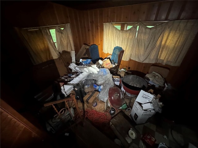 206 Thoroughman Ave, Ferguson, MO 63135 - misc room with wooden walls