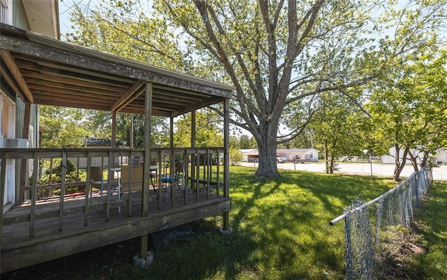 108 College Ave, Licking, MO 65542 - view of yard featuring a wooden deck