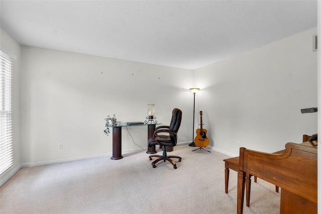 1711 El Rio Dr, Cape Girardeau, MO 63701 - home office featuring healthy amount of natural light, light carpet, and baseboards