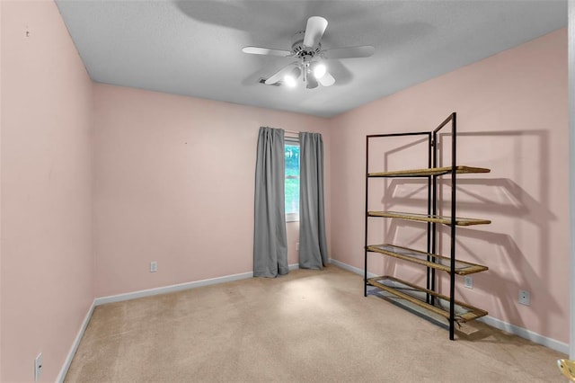 1711 El Rio Dr, Cape Girardeau, MO 63701 - carpeted spare room with baseboards and a ceiling fan